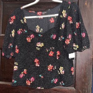 NWT free press floral blouse